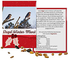 Vogelfutter Tütchen als Werbeartikel Vogelfutter Tütchen als Werbeartikel
