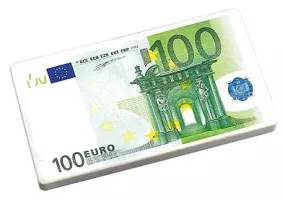 Radiergummi "100-€-Schein"