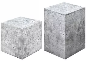 Notizquader Design Edition BETON