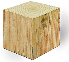 Notizquader Design Edition HOLZ