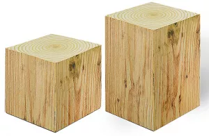 Notizquader Design Edition HOLZ