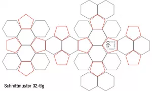 Fußball aus Sythetikleder (wettkampf- u. trainingstauglich)