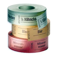 Wertmarken - Rollengutscheine