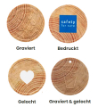 Wertmarken aus Holz