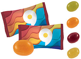 Bonbon im Flowpack zuckerfrei