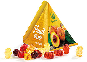Trolli Fruchtsaft Gummibärchen Tetraeder