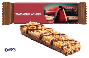 Corny Müsliriegel mit Werbedruck