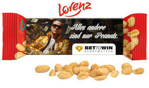 Lorenz Snack im Werbeschuber
