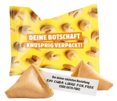 Glückskekse mit Ihrer Werbebotschaft
