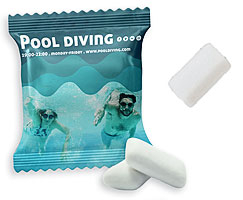 Kaugummi im Werbetütchen