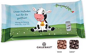 Schokolade im Flowpack