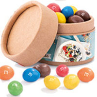 M & M's Peanuts in einer Papierdose